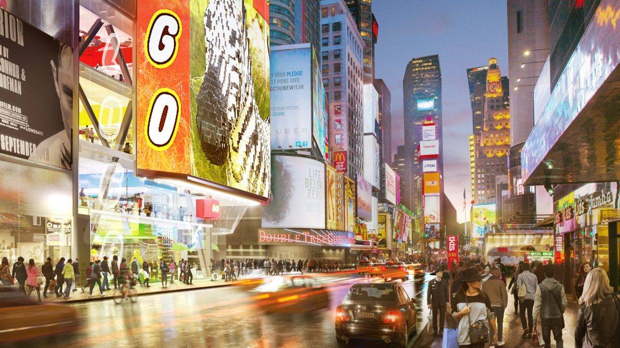 real estate marketing for 20 Times Square new work - rendering