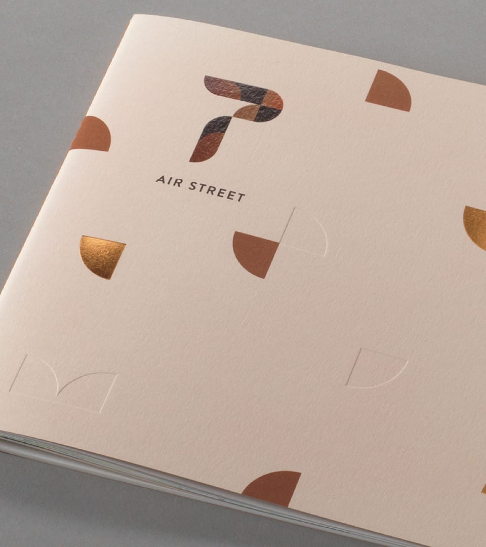 Branding for 7 Air Street - brochure 2