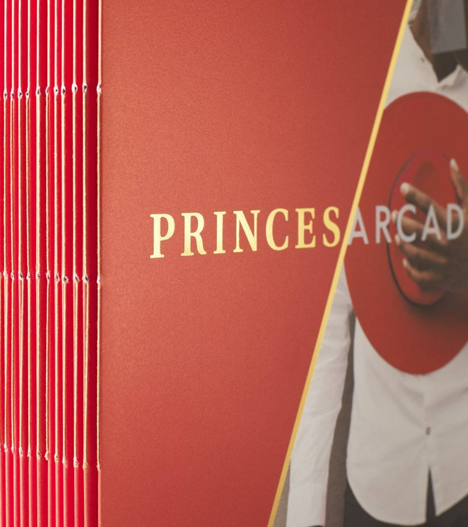 property marketing for princes arcade London - brochure