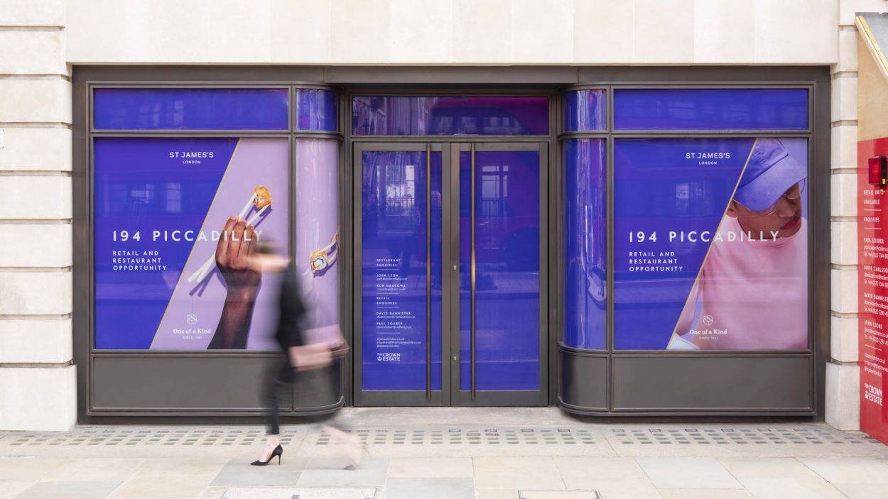 property marketing for princes arcade London - signage 2