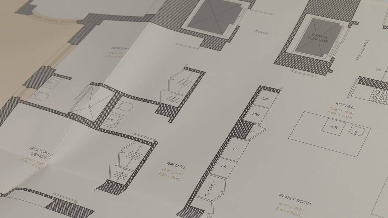 real estate branding for the marquand - floor plans 3