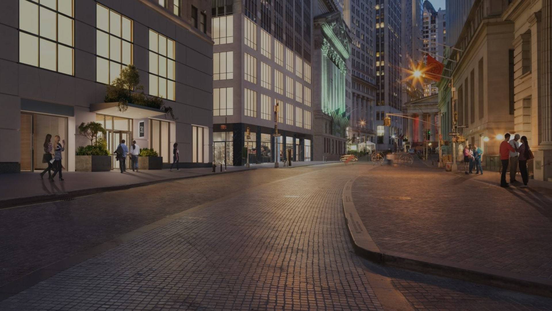 reat estate branding for 30 broad new york - rendering 2