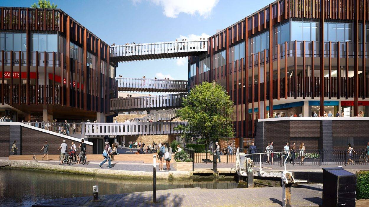 property marketing for hawley wharf camden - rendering 1