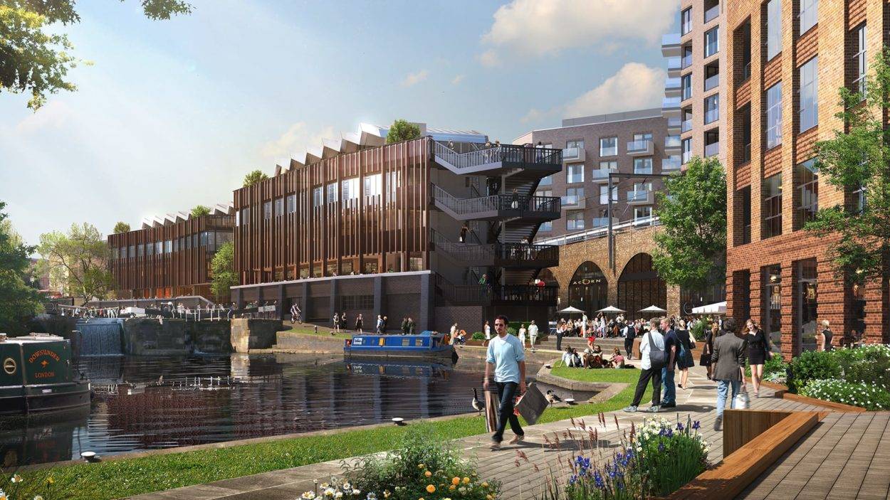 property marketing for hawley wharf camden - rendering 5