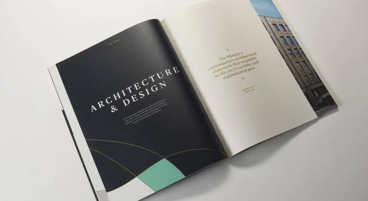 property marketing for the marq london | brochure 2